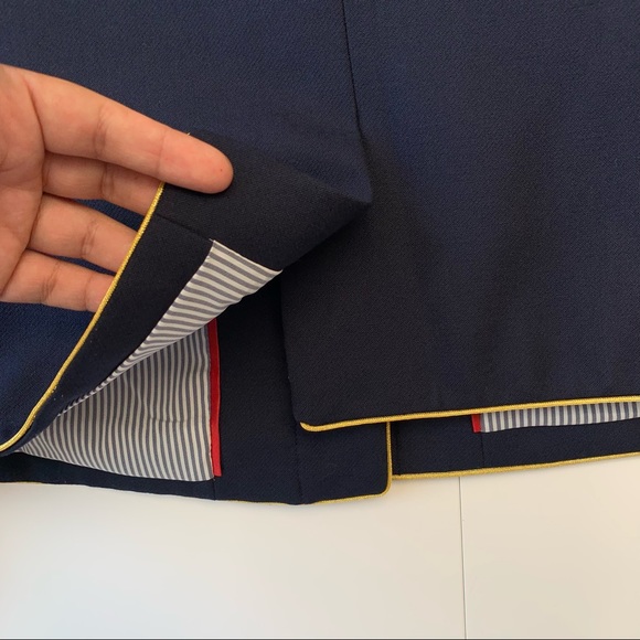 J. Crew Preppy Blue Blazer gold buttons - Picture 9 of 16